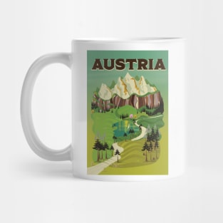 Austrian vintage travel poster Mug